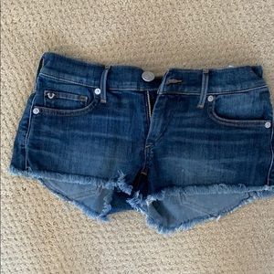 True religion denim shorts
